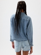 Cropped Denim Shirt