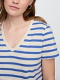 Favorite Stripe V-Neck T-Shirt