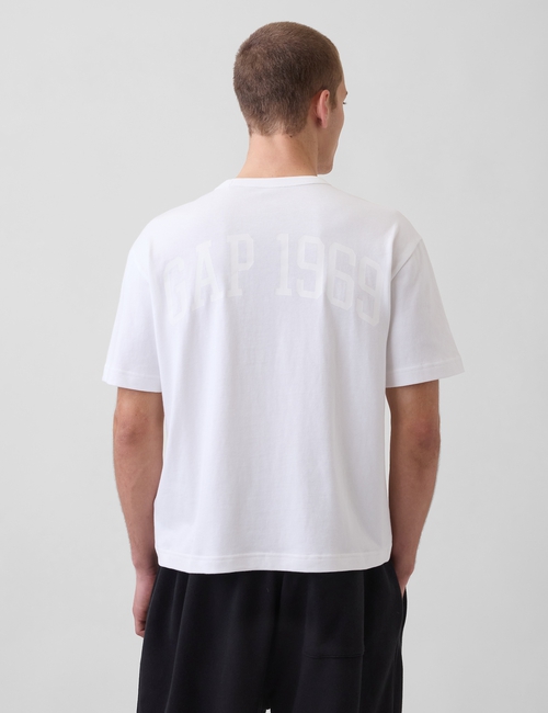 Heavyweight Relaxed 1969 Logo Crop T-shirt