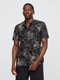 Stretch Poplin Shirt in Standard Fit