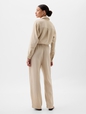Mid Rise Gauze Wide-Leg Pull-On Pants