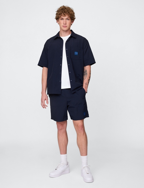 100% Recycled Pull-On Nylon Shorts