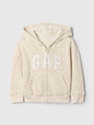 babyGap Relaxed Print Logo Zip Hoodie