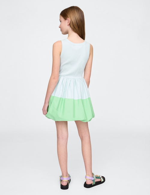 Kids Mixed Media Bubble Dress