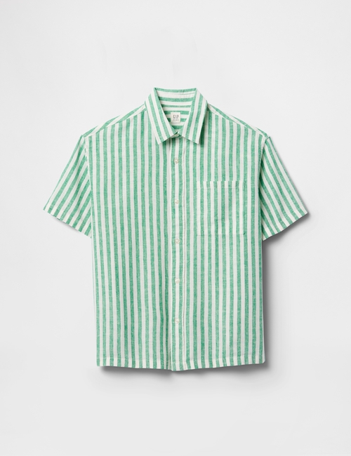 Kids Linen-Cotton Relaxed Shirt