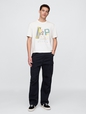 Cropped Gap Logo T-Shirt