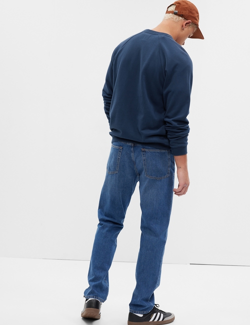 Straight Jeans with Washwell