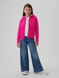 Kids Gap Logo Sherpa-Lined Zip Hoodie