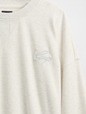 VintageSoft Oversized Logo Sweatshirt