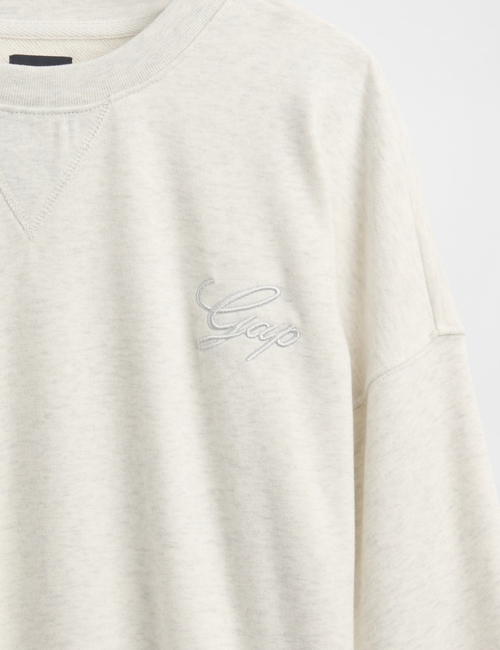 VintageSoft Oversized Logo Sweatshirt