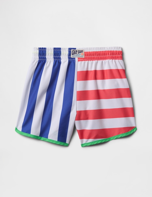 Baby & Toddler Recycled Dolphin Hem Swim Trunks