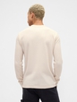 V-FRCH LS WAFFLE MINI LOGO CREW