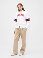 LOGO WEDGE PULLOVER