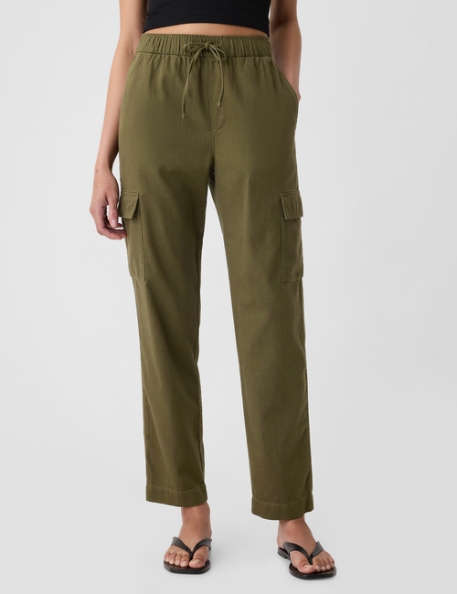 Mid Rise Easy Cargo Pants
