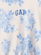 VintageSoft Crop Logo Hoodie