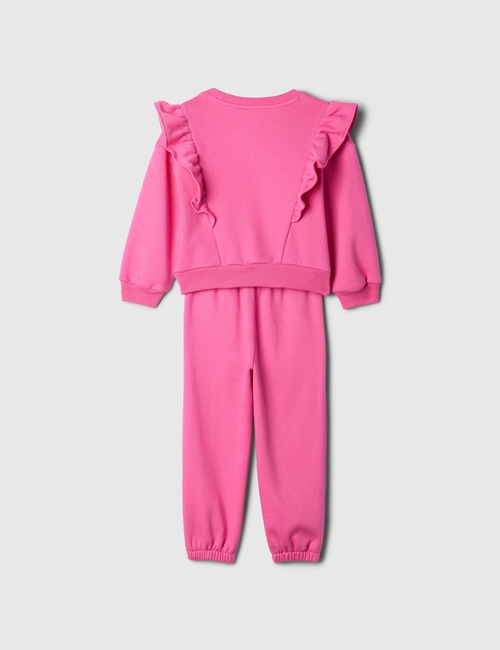 babyGap Vintage Soft Ruffle Logo Sweat Set