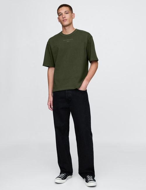 Oversized Athletic Logo T-Shirt