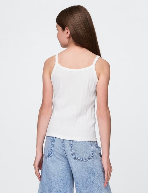 Kids Pointelle Rib Cami