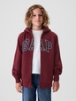 Kids Relaxed Gap Logo Sherpa Zip Hoodie