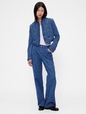 GAP STUDIO TWEED BOUCLE 5PKT LOW RISE LOOSE JEAN