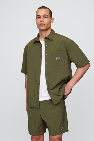 V-JPN SS SNAP SHIRT