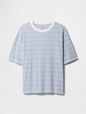 Vintage Soft Stripe Boxy T-Shirt