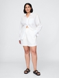 365 High Rise Linen-Blend Shorts