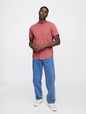 Lived-In Curved Hem Crewneck T-Shirt