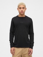 V-FRCH LS WAFFLE MINI LOGO CREW