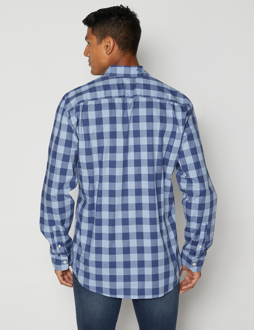 Stretch Poplin Shirt in Slim Fit