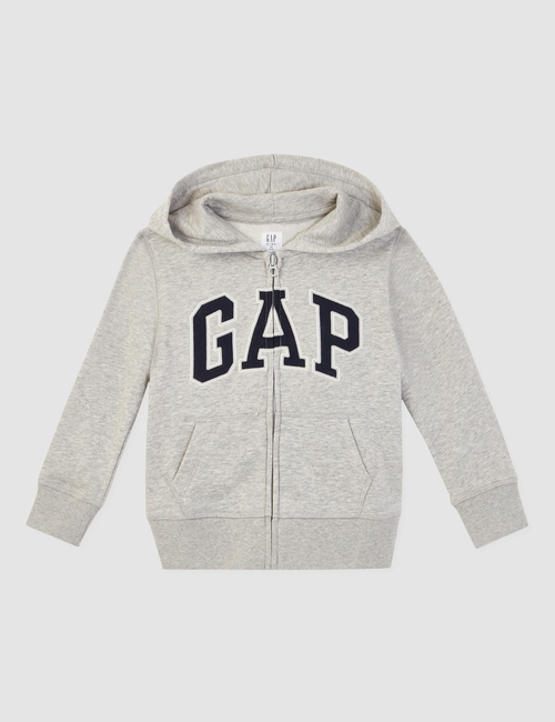 Kids Arch Logo Full-Zip Hoodie