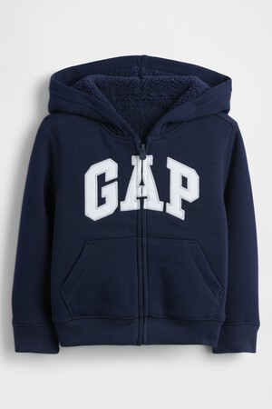 babyGap Logo Sherpa Zip Hoodie