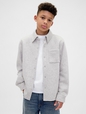 Kids Cozy Button-Front Shirt