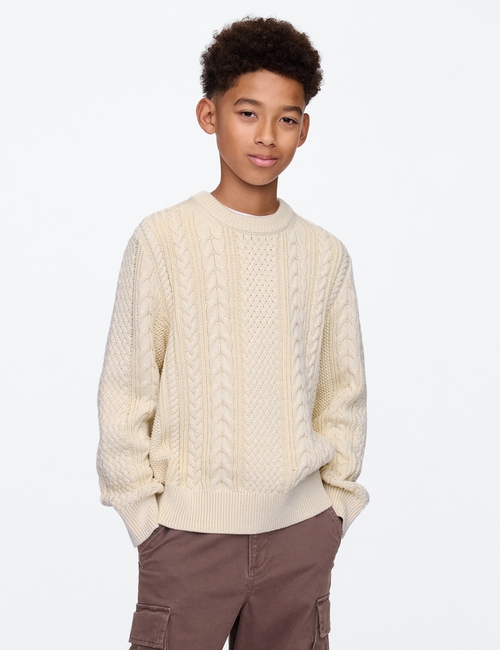 Kids Classic Cable-Knit Sweater