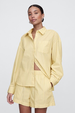 Oversized Shirt in Poplin