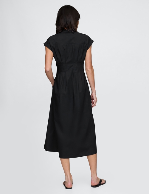 Poplin Midi Shirtdress