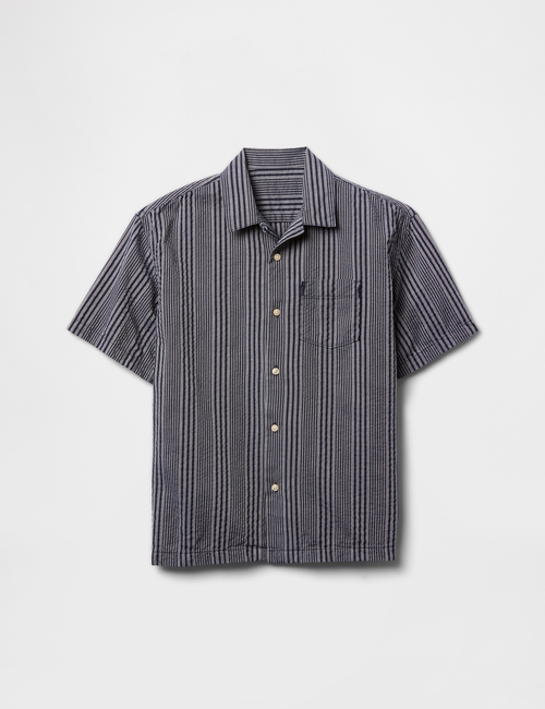 Kids Relaxed Linen-Blend Vacay Shirt