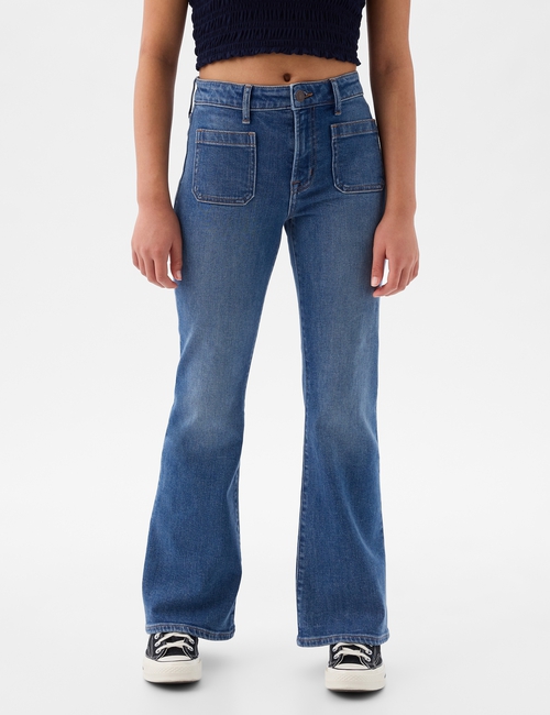 Kids High Rise '70s Flare Jeans