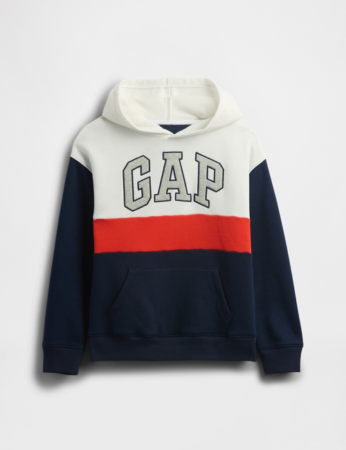 Kids Relaxed Gap Logo Colorblock Hoodie
