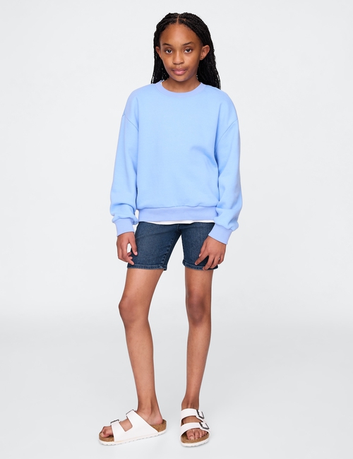 Kids Denim Bike Shorts
