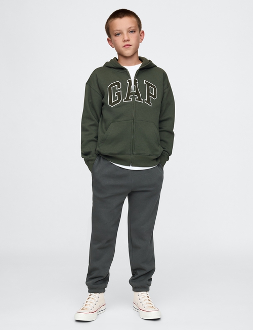 Kids Relaxed Gap Logo Zip Hoodie