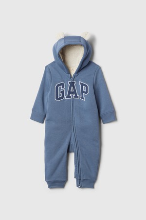 Baby Gap Logo Sherpa-Lined One-Piece