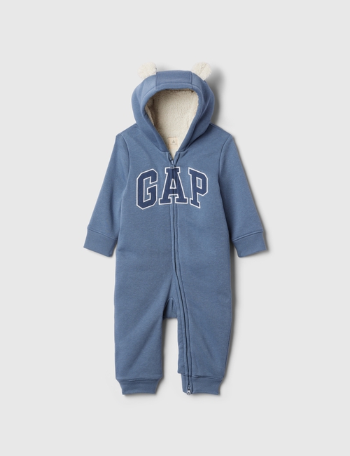 Baby Gap Logo Sherpa-Lined One-Piece