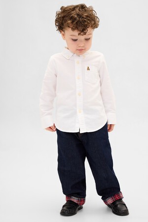 Baby & Toddler Flannel-Lined Baggy Jeans