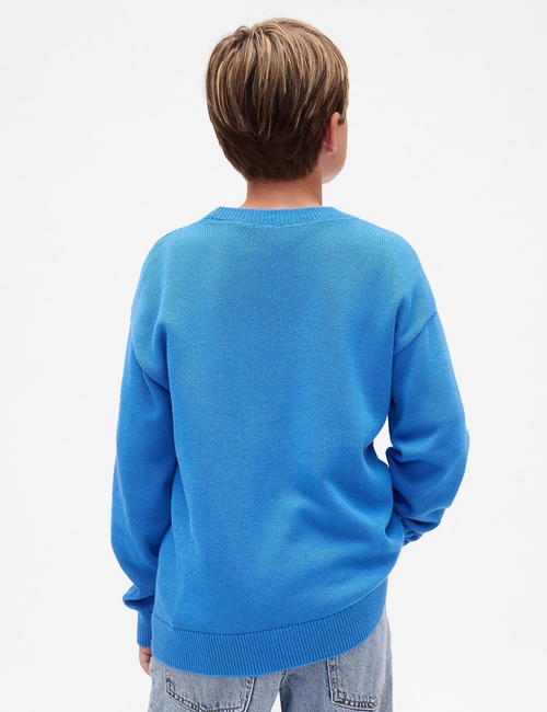 Kids Relaxed Crewneck Sweater
