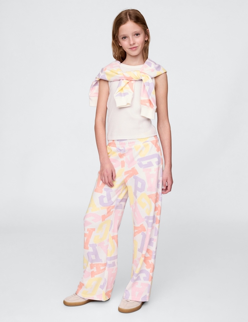 Kids Relaxed Wide Leg Sweatpants
