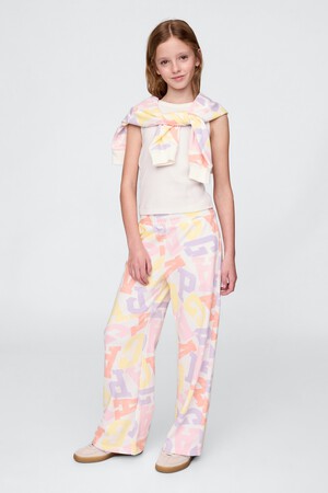 Kids Relaxed Wide Leg Sweatpants