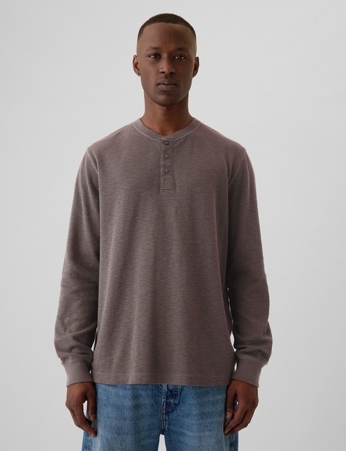 Waffle Henley T-Shirt