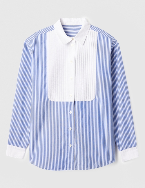 Poplin Pintuck Big Shirt