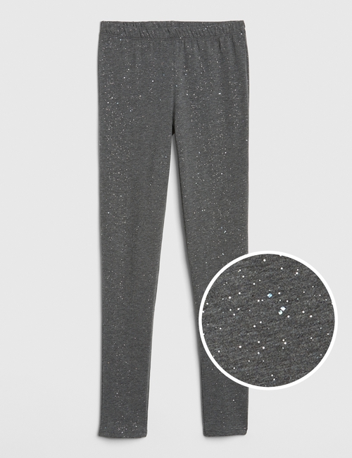 Kids Sparkle Leggings in Stretch Jersey